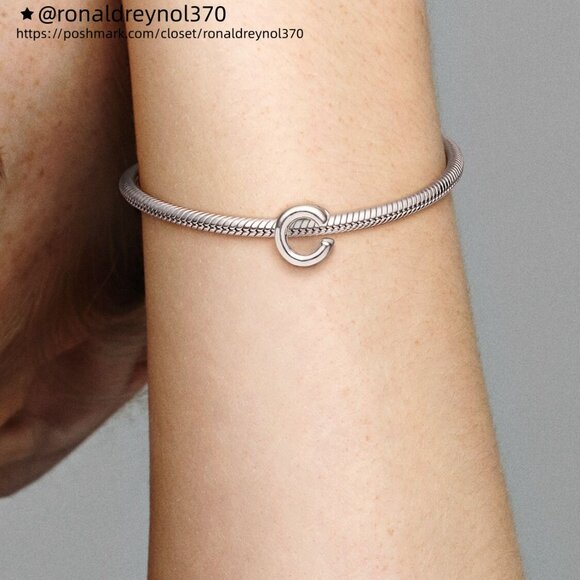 Pandora Letter C Alphabet Charm - Picture 5 of 6